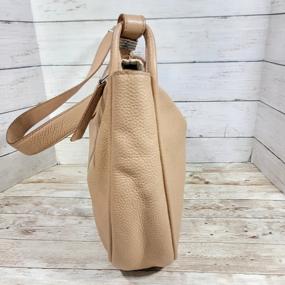 MARC JACOBS Falafel Leather Saddle Bag In Cocoon - Picture 11 of 14